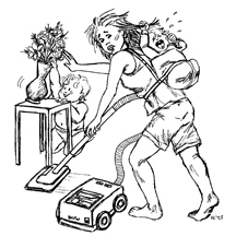 Handling Two Kids and Housework