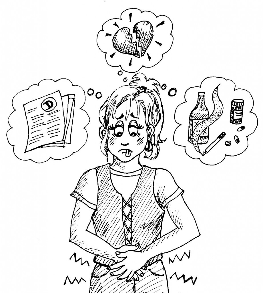 Teen Stress and Stomach Distress