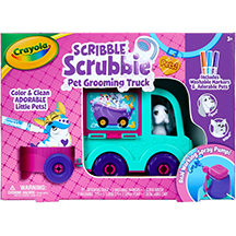 Scribble Scrubbie Pets Grooming Truck