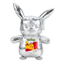 Pokemon 25th Anniversary 8" Silver Pikachu