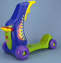 Playskool Ride 2 Roll Scooter<BR>