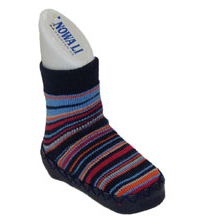 Nowali Striped Childrens Moccasin