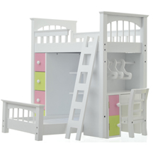 Doll Loft Bed Set