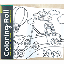 By Air, By Land, By Sea Coloring Roll