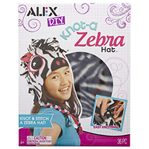 ALEX DIY Knot-A-Zebra Hat
