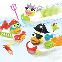 Yookidoo Jet Duck family create a Pirate/Mermaid/Firefighter
