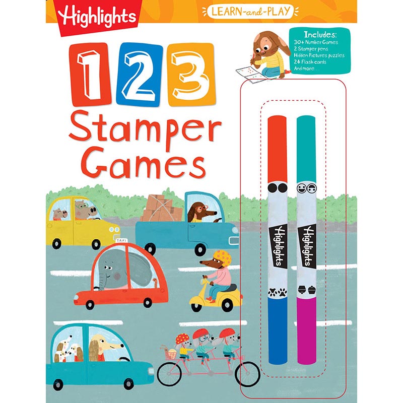 Highlights Learn-and-Play 123 Stamper Games
